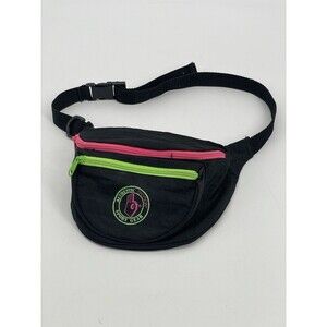 Vintage 80s 90s Europac Fanny Pack Neon Pink Yellow Green Colorblock Retro